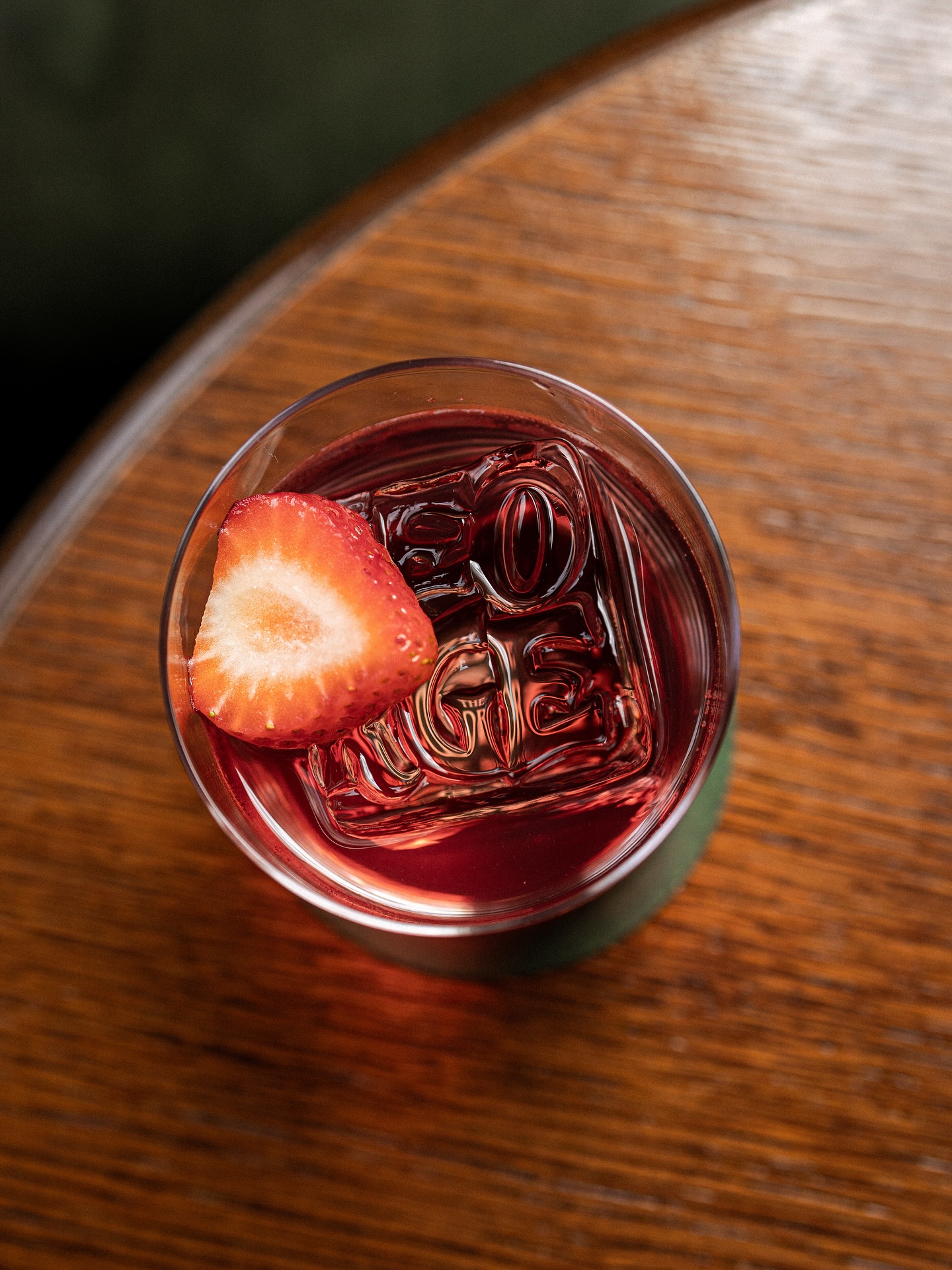 Strawberry Cocktail on a table